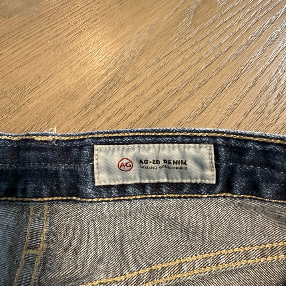 Adriano Goldshmied The Ex-Boyfriend Slouchy Slim Medium Wash Jeans Sz 28R Relax - Picture 5 of 11